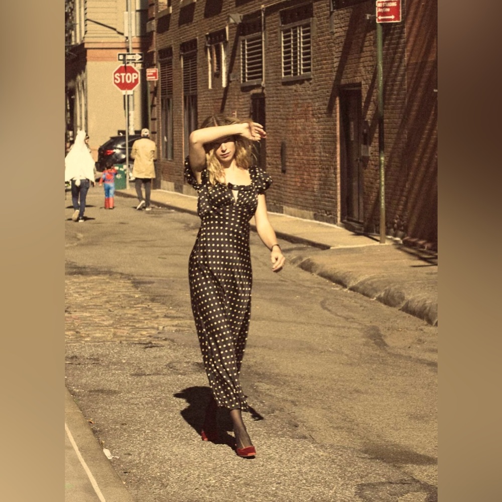 NWT DÔEN Freesia Dress in Clair De Lune, XS